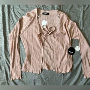 NWT cardigan and tank top set size XL Junior so it fits more like women XS/S